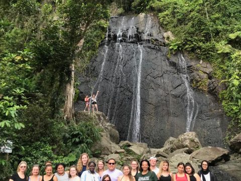 San-juan-puerto-ric-SJU -January Term 2019-Drew University-waterfall