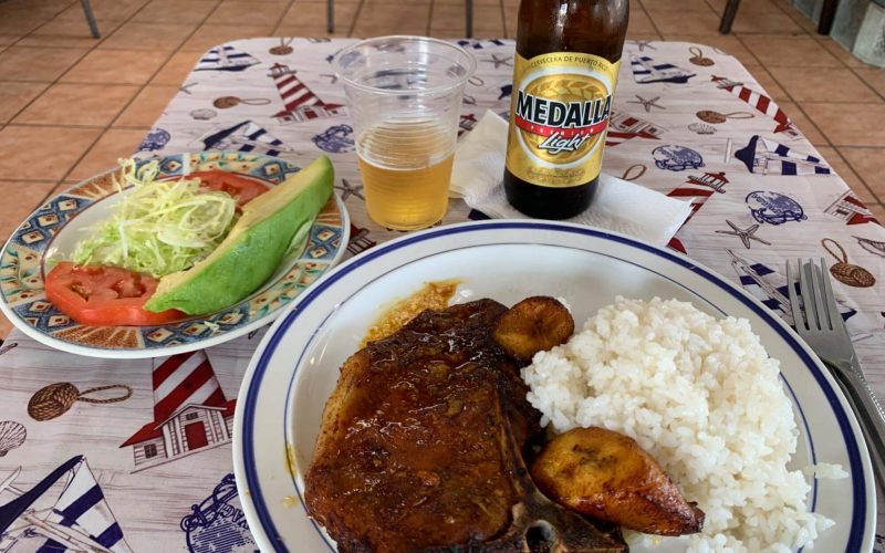 Delicious local food in San Juan, Puerto Rico